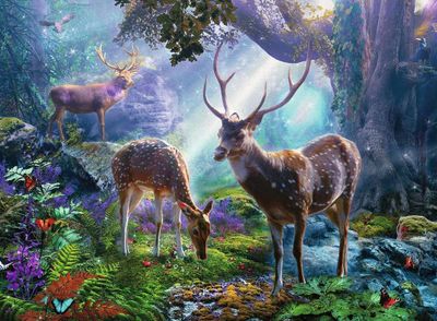 Ravensburger Deer In The Wild - imagen del puzzle