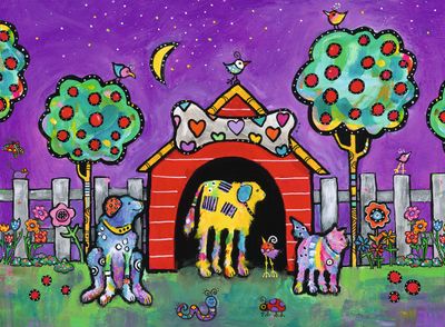 Ravensburger Dogs at Twilight - obrázek puzzlí