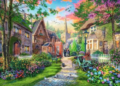 Ravensburger  Down the Lane: Church Lane - obrázek puzzlí