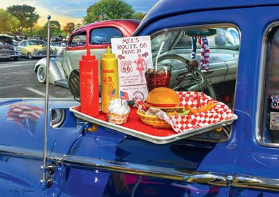 Ravensburger Drive-Thru Route 66 - imagen del puzzle