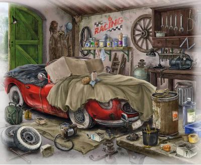 Ravensburger Exit Puzzle: Garage - obrázek puzzlí