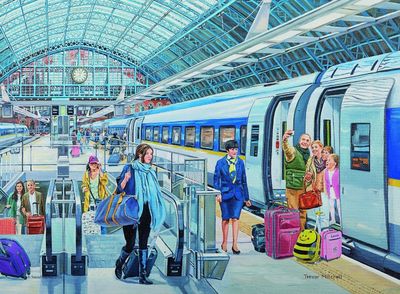 Ravensburger Eurostar at St Pancras - obrázek puzzlí