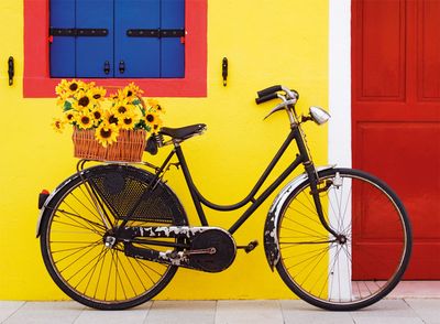 Ravensburger Flowery Bicycle - puzzle image
