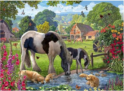 Ravensburger Hadlow Ponies - puzzle image