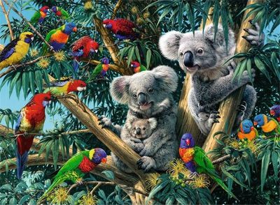Ravensburger Koalas in a Tree - Puzzlebild