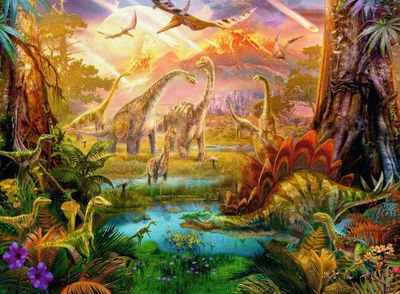 Ravensburger Land of The Dinosaurs - obrázek puzzlí