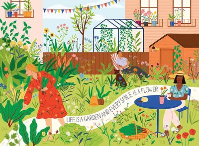 Ravensburger Life is a Garden - image du puzzle