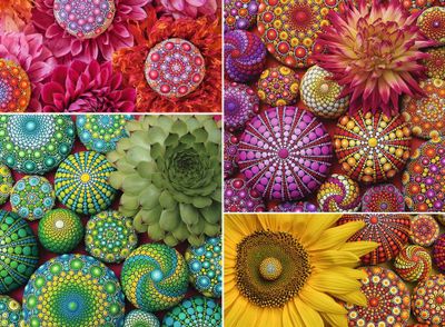Ravensburger Mandala Blooms - puzzle image