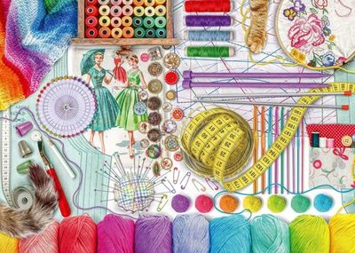 Ravensburger Needlework Station - puzzle image