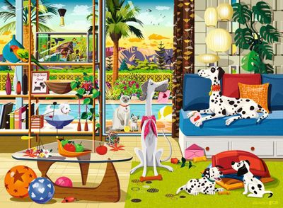 Ravensburger Pets of Palm Springs - puzzle image