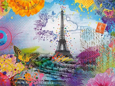 Ravensburger Postcard from Paris - puzzle image