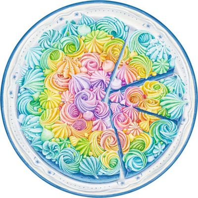 Ravensburger Circle of Colors: Rainbow Cake - puzzle image