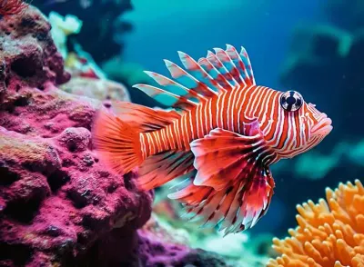 Ravensburger Red Lionfish - puzzle image