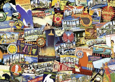 Ravensburger Road Trip USA - パズル画像