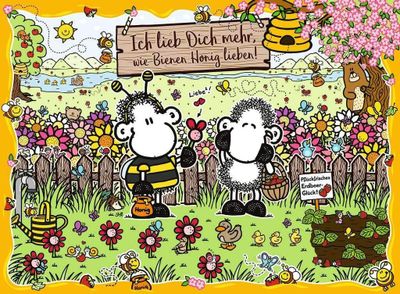 Ravensburger Sheepworld - Bees in Love - obrázek puzzlí