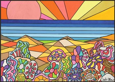 Ravensburger Stone Flowers in Hawaii - puzzle image