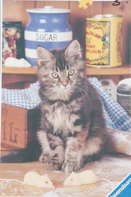 Ravensburger Tabby in the Kitchen - obrázek puzzlí