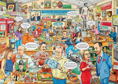 Ravensburger The Auction - パズル画像