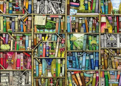 Ravensburger The Bizarre Bookshop - obrázek puzzlí