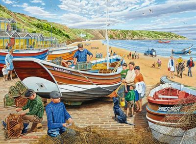 Ravensburger Happy Days at Work No.19 - The Fisherman - puzzle image
