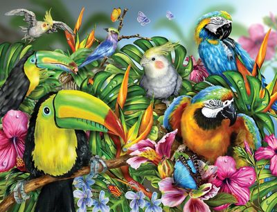 Ravensburger Tropical Birds - imagen del puzzle