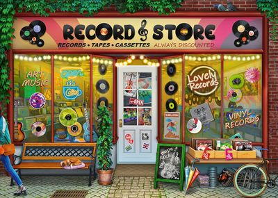 Ravensburger Vintage Vinyl - Puzzlebild