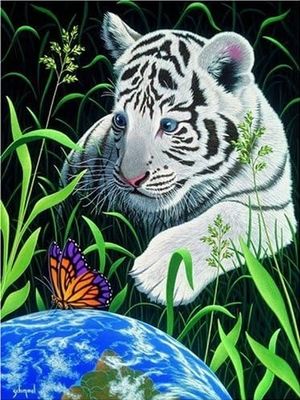 Ravensburger White Tiger - obrázek puzzlí
