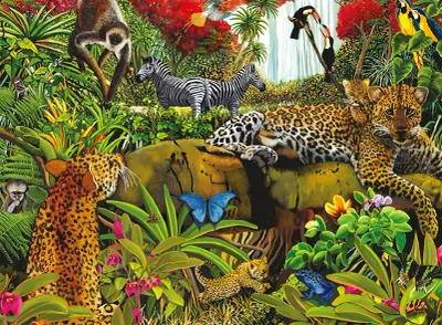 Ravensburger Wild Jungle - obrázek puzzlí