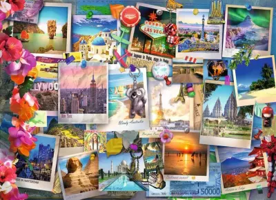 Ravensburger World Travel Pinboard - puzzle image