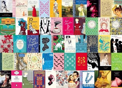Re-Marks Jane Austen Collage - obrázek puzzlí