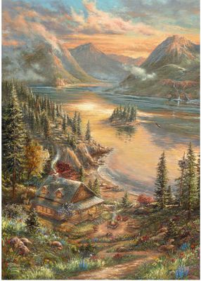 Schmidt Lakeside Splendor - puzzle image