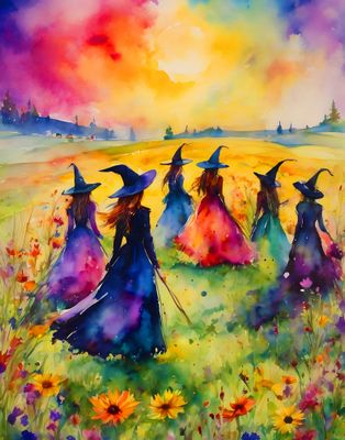 Springbok Witches Gathering - obrázek puzzlí