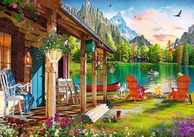 Trefl Cabin in the Mountains - obrázek puzzlí