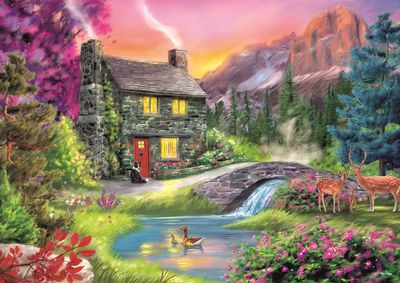 Trefl Mountain Idyll - imagen del puzzle