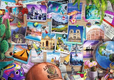 Trefl Wanderlust Moodboard - puzzle image