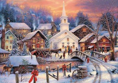 Trefl White Christmas - obrázek puzzlí
