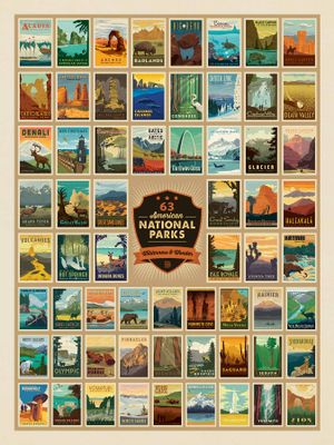 True South National Parks: Wilderness and Wonder - obrázek puzzlí