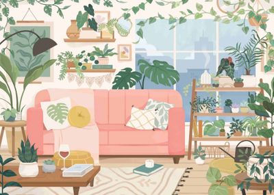 Villager Puzzles Plant Mom - obrázek puzzlí