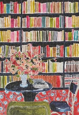 Werkshoppe Books with Flowers - obrázek puzzlí