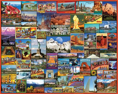 White Mountain Best Places in America - obrázek puzzlí
