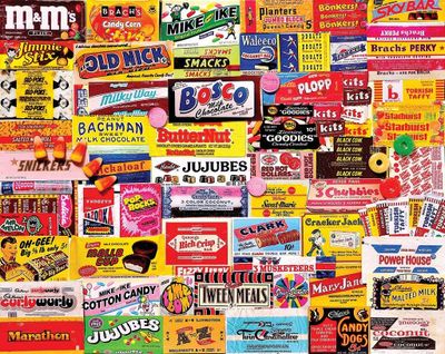 White Mountain Candy Wrappers - obrázek puzzlí