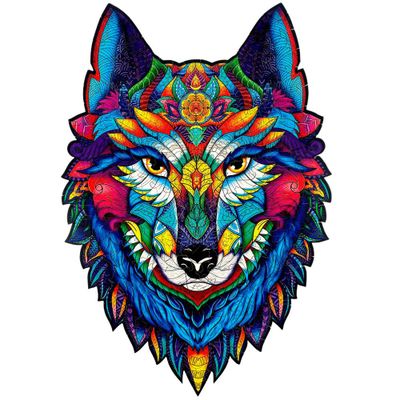 Wooden Puzzle Majestic Wolf - image du puzzle
