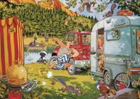 Jumbo Wasgij bear necessities - obrázek puzzlí