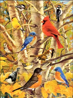 Ravensburger Autumn Birds - puzzle image