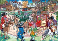 Jumbo Wasgij highway hold up - obrázek puzzlí