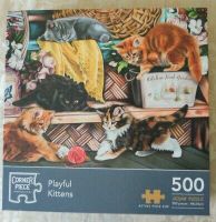 Corner Piece Playful Kittens - obrázek puzzlí