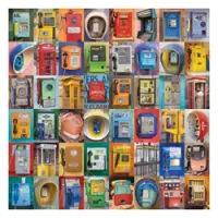 Galison Telephones - puzzle image
