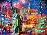 Masterpieces Greetings From New York City - puzzle image