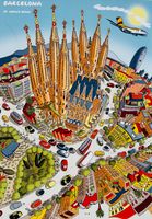 Artyglobe Barcelona fisheye - imagen del puzzle