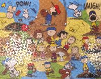 Aquarius Peanuts Baseball - obrázek puzzlí